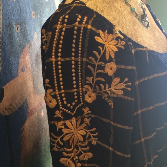 Fever Tunic Boho Embroidered 3X - Picture 2 of 8